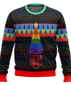 LGBTQ+ Christmas Tree Ugly Christmas Sweater