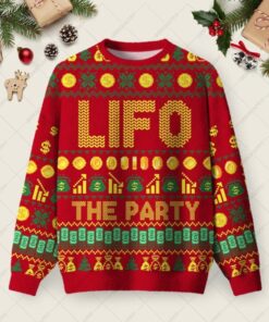 LIFO Ugly Christmas Fuzzy Fleece Sweatshirt