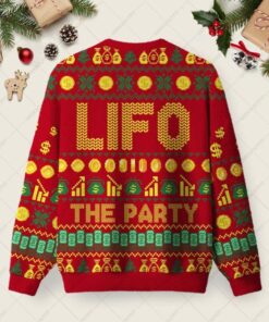 Alternative view of LIFO Ugly Christmas Fuzzy Fleece Sweatshirt