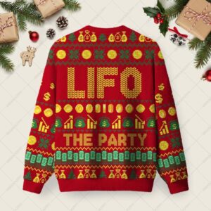 Alternative view of LIFO Ugly Christmas Fuzzy Fleece Sweatshirt