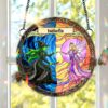 Light x Shadow Witch Suncatcher  - Personalized Gifts For Witch Lovers 05HYLU080825