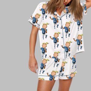 Alternative view of Lions Football MAGA Pajama Set