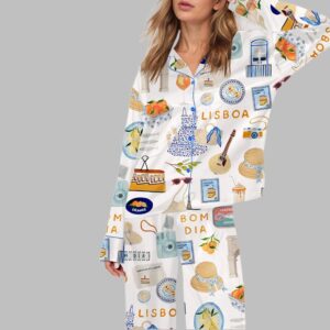 Alternative view of Lisbon Portugal Travel Pajama Set