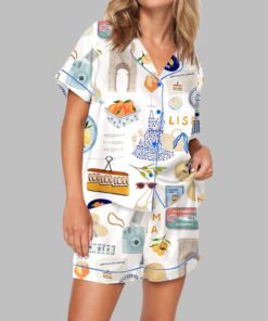 Lisbon Portugal Travel Pajama Set