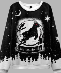 Live Deliciously Ugly Christmas Sweater