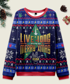 Live Long Merry Xmas Ugly Christmas Sweater Sweatshirt