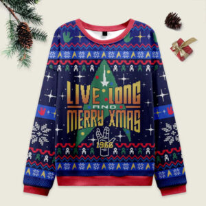 Live Long Merry Xmas Ugly Christmas Sweater Sweatshirt