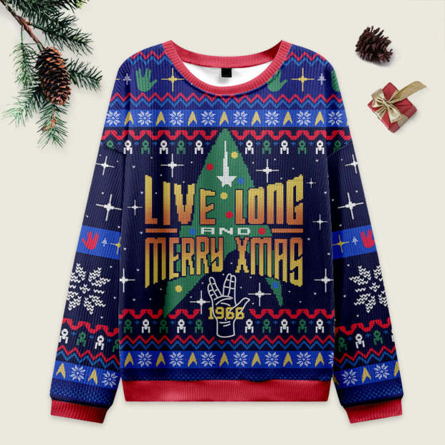 Live Long Merry Xmas Ugly Christmas Sweater Sweatshirt