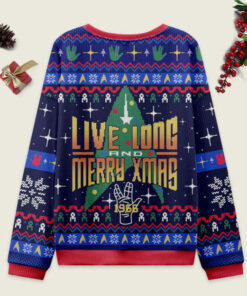 Alternative view of Live Long Merry Xmas Ugly Christmas Sweater Sweatshirt