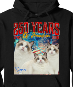 Alternative view of Live Preview Custom Your Own Bootleg Tees | 250 Years Of Freedom Bootleg Shirt | Custom Christmas Family Photo Shirt, Dad Mom Couple