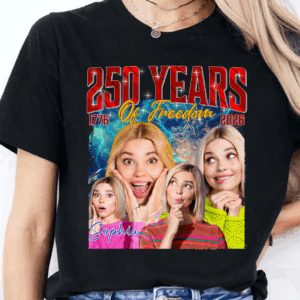 Alternative view of Live Preview Custom Your Pets Tees | 250 Years Of Freedom Bootleg Shirt | Custom Dog Cat Photo 683119