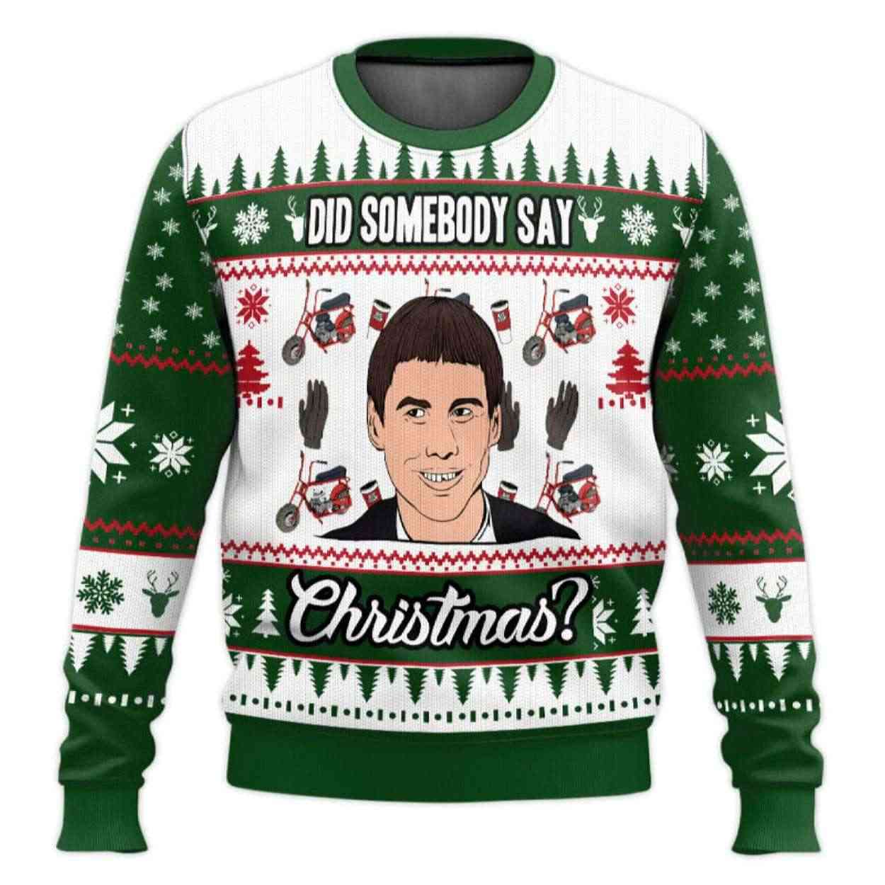 Lloyd Christmas Dumb And Dumber Ugly Christmas Sweater