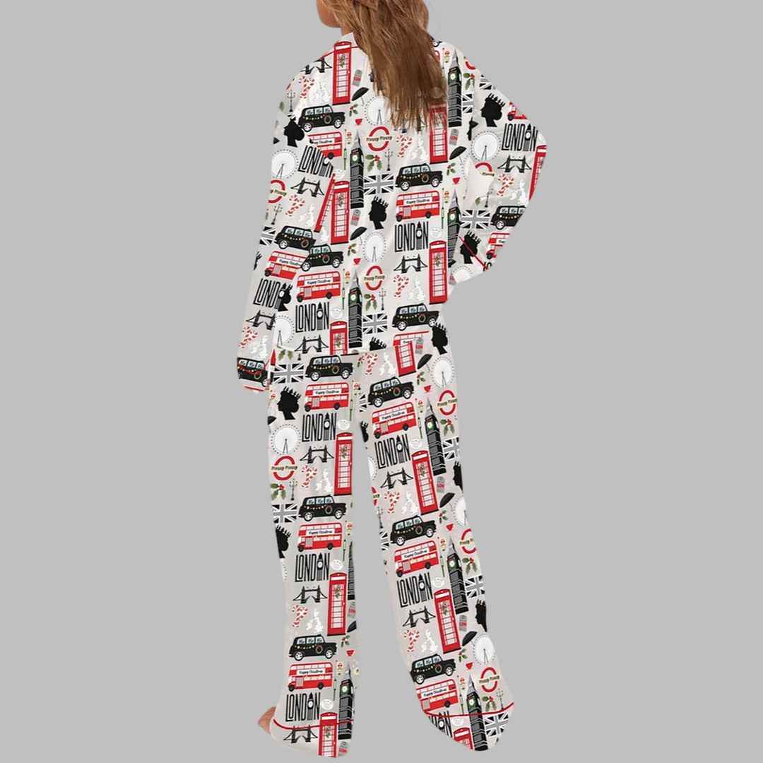 London Christmas Pajama Set - Image 3
