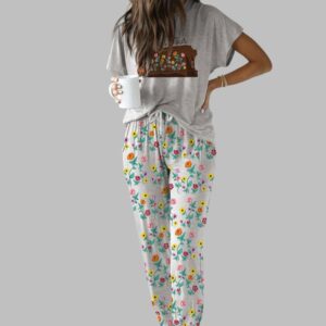 Alternative view of Long Live All The Magic We Made Eras Piano Casual Pajama Set For Women