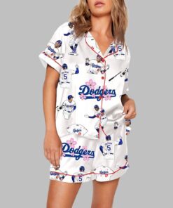 Los Dodgers GrandSlam Print Pajama Set