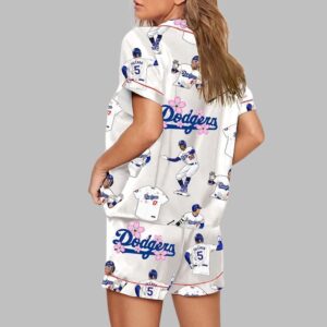 Alternative view of Los Dodgers GrandSlam Print Pajama Set