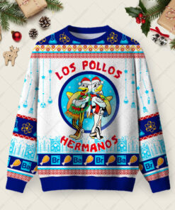 Los Pollos Hermanos Christmas Fuzzy Fleece Sweatshirt