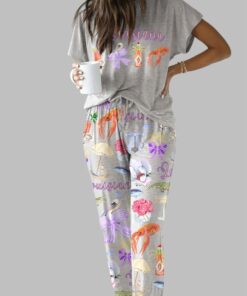 Alternative view of Louisiana Preppy Casual Pajama Set