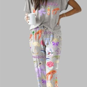 Alternative view of Louisiana Preppy Casual Pajama Set