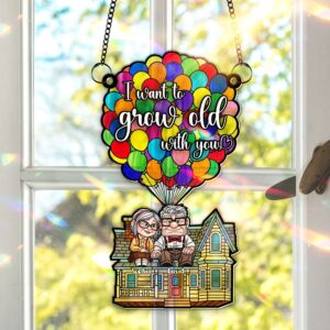 Love Bubble Suncatcher Ornament - Personalized Gifts for Couple 06TOLU150725