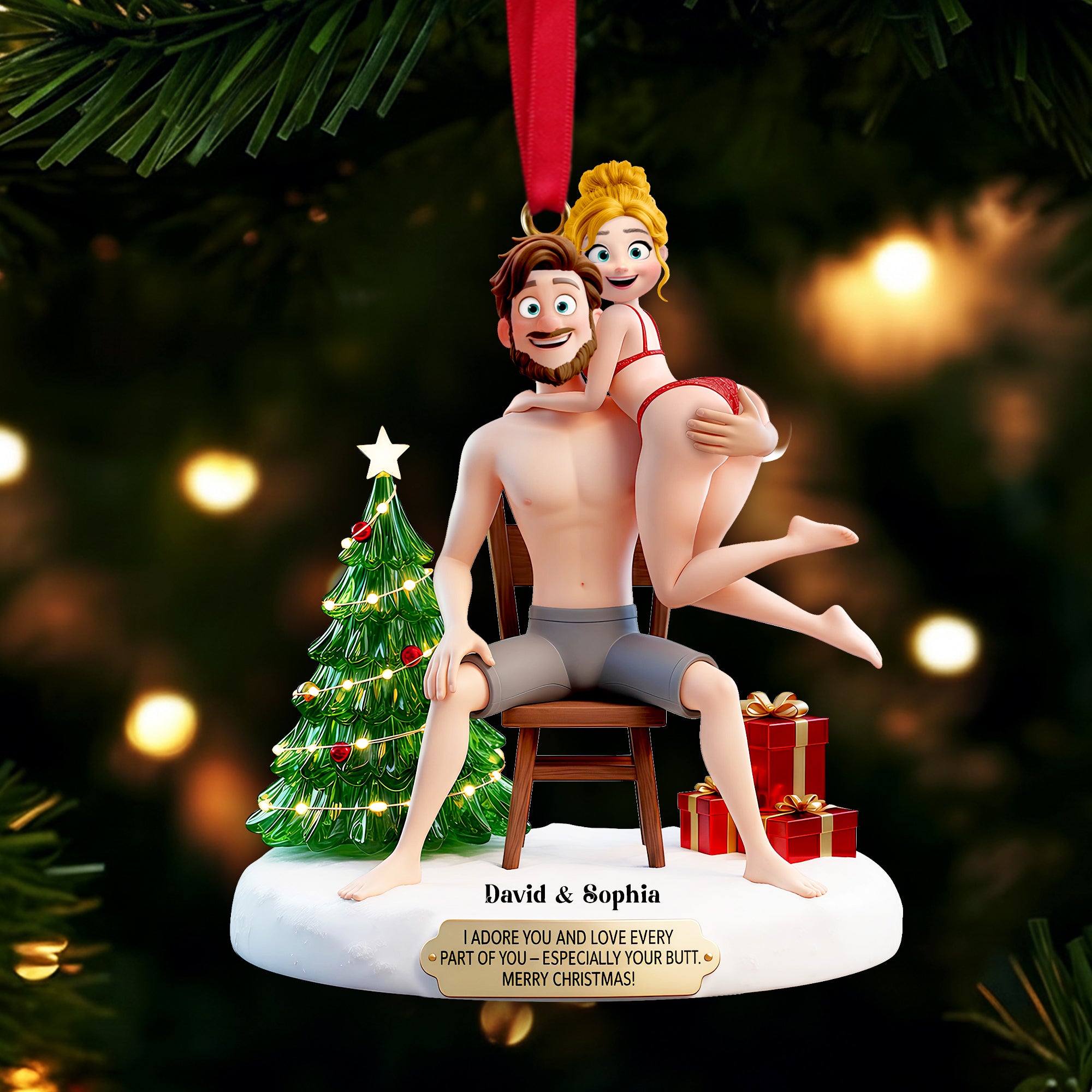 Love Every Part Of You Ornament - Personalized Gifts For Couple 04ohlu271025