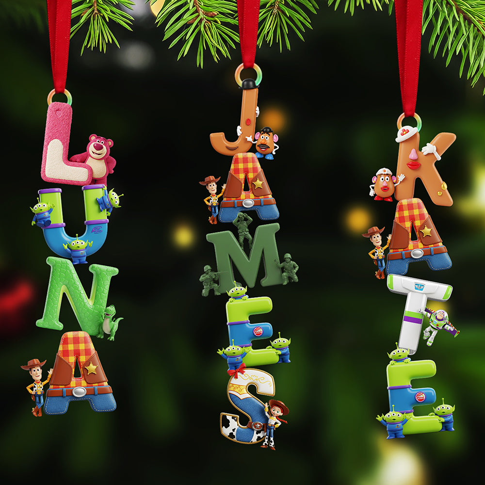 Lovely Alphabet Name Acrylic Ornament, Personalized Gifts For Christmas 01kita291025