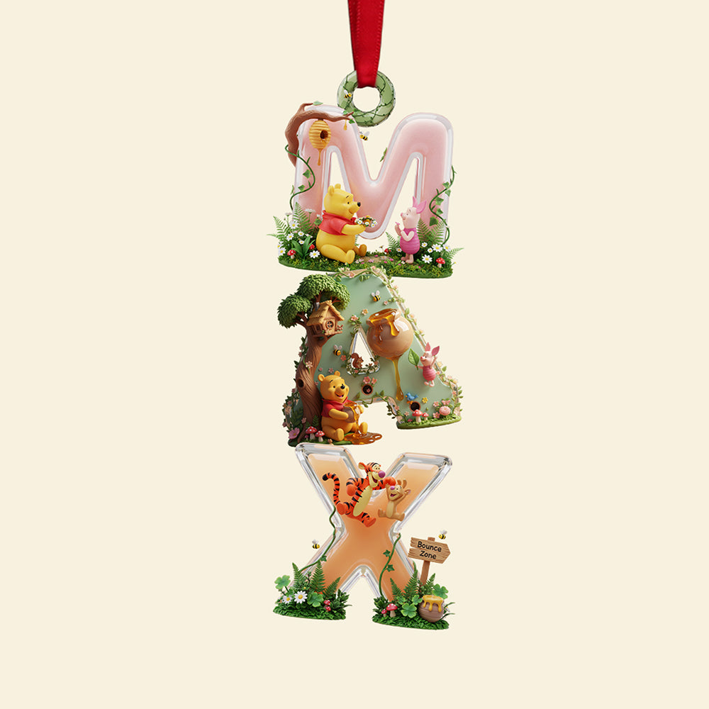 Lovely Alphabet Name Acrylic Ornament, Personalized Gifts For Christmas 02pata291025 - Image 4