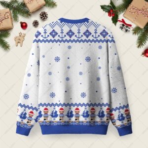 Alternative view of LUCA BRASI Ugly Christmas Fuzzy Fleece Sweatshirt