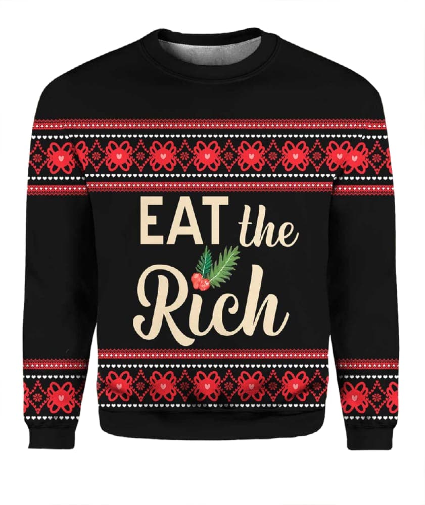 Alternative view of Luigi Mangione It The Rich Ugly Sweater