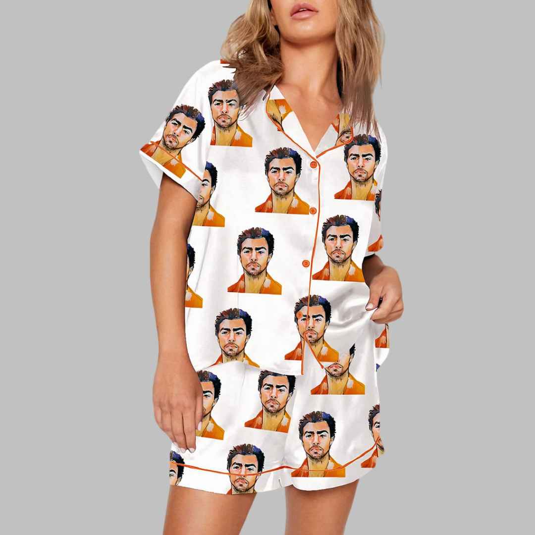 Luigi Mangione Print Pajama Set - Image 2