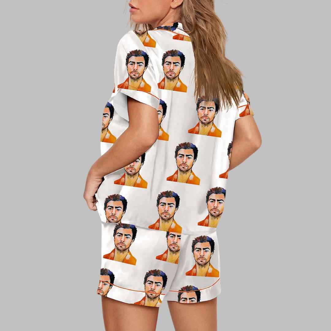 Luigi Mangione Print Pajama Set - Image 3