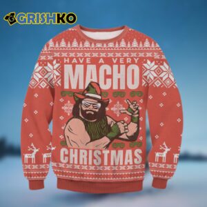 Macho Man Randy Savage Ugly Christmas Sweater - Grishko.com