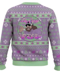 Alternative view of Macho Man The Cream Will Rises To The Top WWE Ugly Christmas Sweater