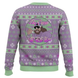 Alternative view of Macho Man The Cream Will Rises To The Top WWE Ugly Christmas Sweater