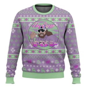 Macho Man The Cream Will Rises To The Top WWE Ugly Christmas Sweater