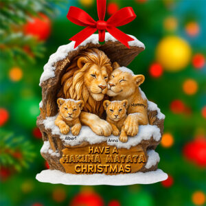 Alternative view of Majestic Family Christmas Ornament, Personalized Gifts For Family 01qhqn270825