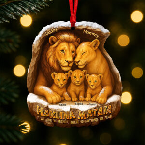 Alternative view of Majestic Family Christmas Ornament, Personalized Gifts For Family 02qhqn270825