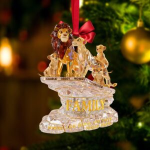 Majestic Family Ornament - Personalized Gifts For Family 03QHLU131025