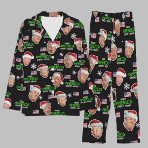 Make America Great Again Trump Face Pajama Set