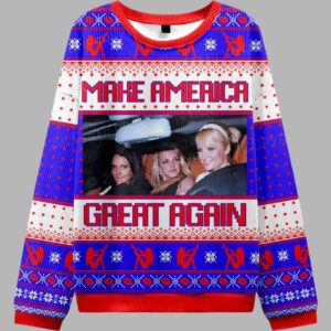 Make America Great Again Ugly Christmas Sweater - gullprint.com