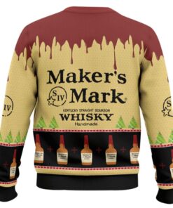 Alternative view of Maker's Mark Whisky Ugly Christmas Sweater