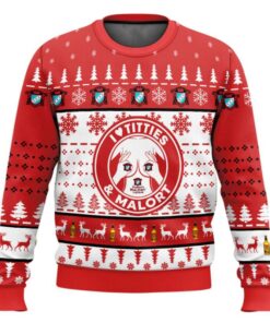 Malort Titties Funny Ugly Christmas Sweater