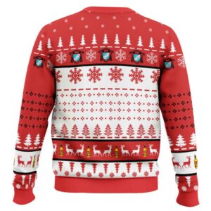 Alternative view of Malort Titties Funny Ugly Christmas Sweater