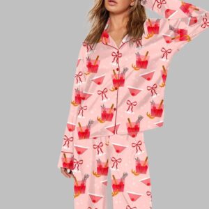 Manhattan Cocktail Martini Pajama Set