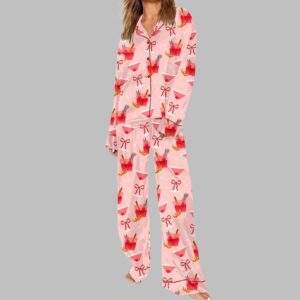 Alternative view of Manhattan Cocktail Martini Pajama Set