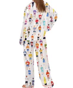 Alternative view of Marathon Runner Watercolor Pajama Set