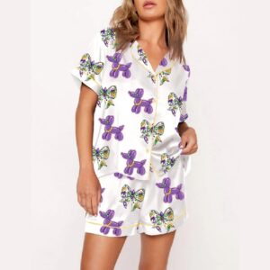 Alternative view of Mardi Gras Dog Pajama Set