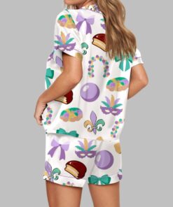 Alternative view of Mardi Gras Louisiana Pajama Set For Women