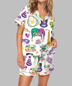 Mardi Gras Pajama Set For Women