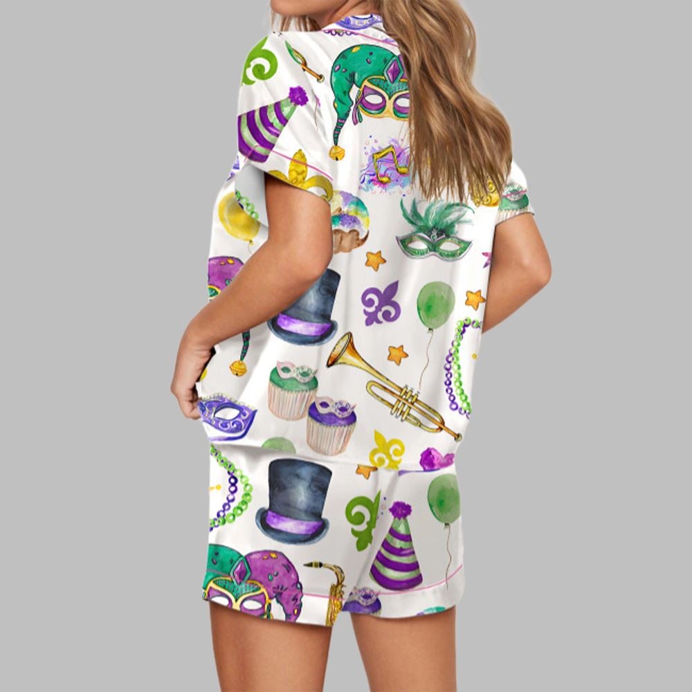 Mardi Gras Pajama Set For Women - Image 2